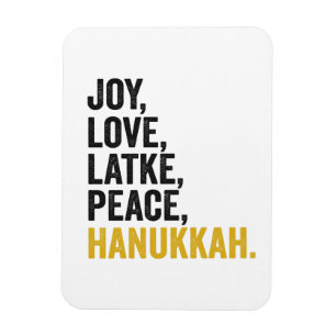 Magnet Flexible Challah de Hanouka drôle Latke Amateur de nourritu