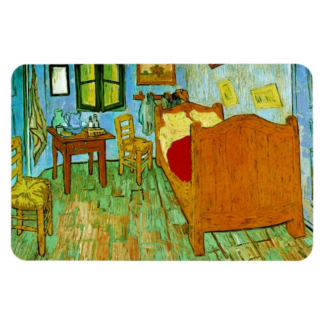 Magnet Flexible Chambre à Arles (F484)Van Gogh Art (Horizontal)