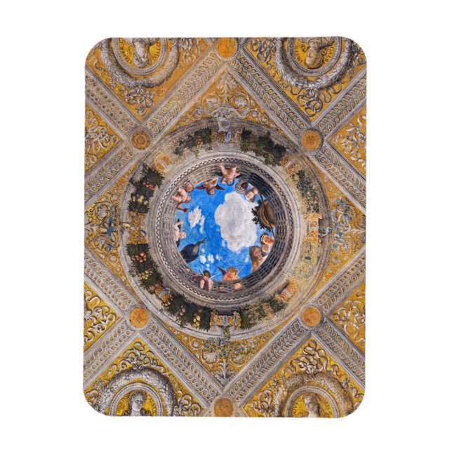 Magnet Flexible Chambre des nuptiales, plafond par Andrea Mantegna (Vertical)