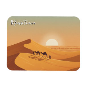 Magnet Flexible Chameau des dunes du désert mauritanien