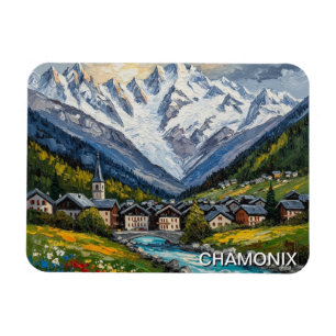 Magnet Flexible Chamonix France Mont Blanc
