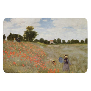 Magnet Flexible Champ de pavots Claude Monet