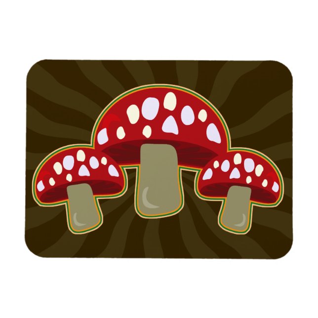 Magnet Flexible Champignons funky Champignons (Horizontal)