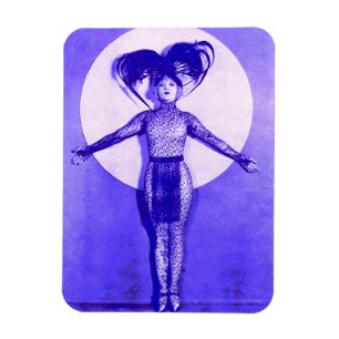 Magnet Flexible Championnat du monde de football 1922 - bleu