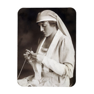 Magnet Flexible Chandail de tricot d'infirmière de WWI