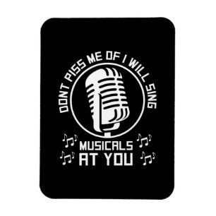 Magnet Flexible Chanteur de théâtre Broadway