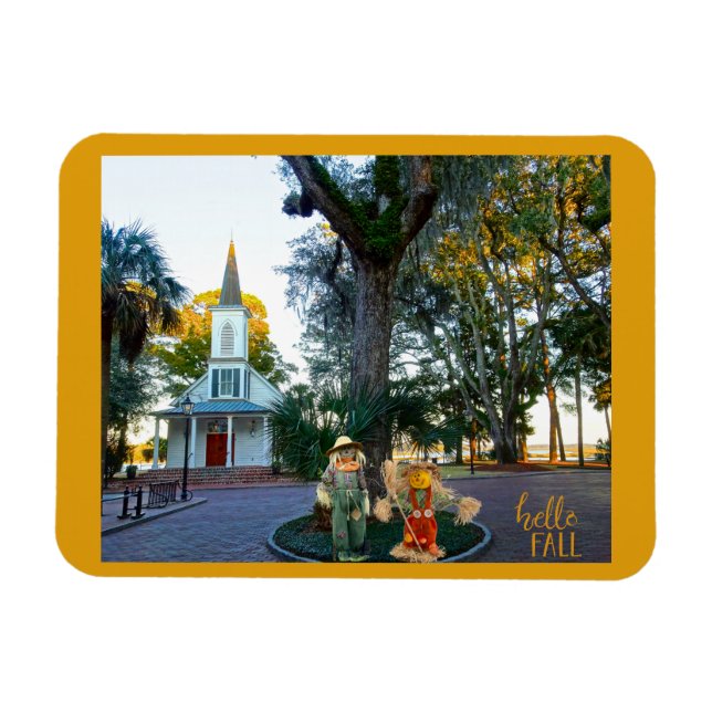 Magnet Flexible Chapelle bleu de Palmetto Bluff Bluffton SC Écarts (Horizontal)