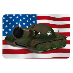 Magnet Flexible Char militaire