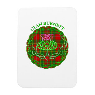 Magnet Flexible Chardon celtique écossais de tarte de Burnett