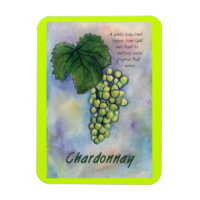 Chardonnay Vins de raisins de peinture d'art Magne