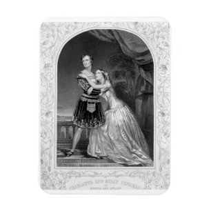 Magnet Flexible Charlotte et Susan Cushman comme Romeo et Juliet,