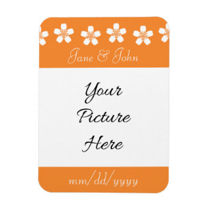 Magnet Flexible Charming Sakura en orange savourez l'aimant de la