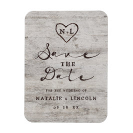 Magnet Flexible Charrettes sculptées Bois de bouleau rustique Enre