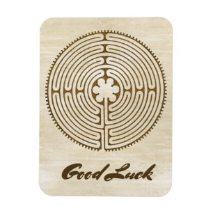 Magnet Flexible Chartres Labyrinthe - Symbole spirituel Antique 1