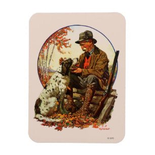 Magnet Flexible Chasseur et épagneul