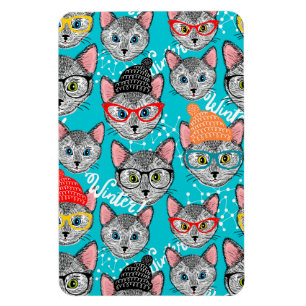 Magnet Flexible Chat dans le casquette