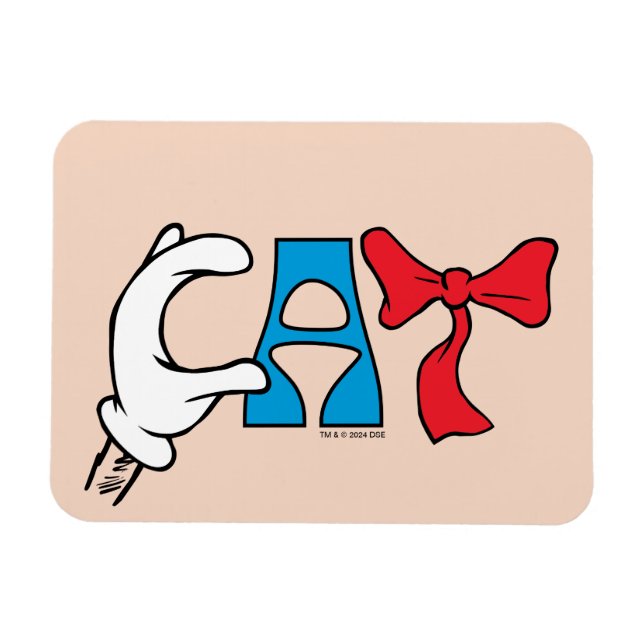 Magnet Flexible Chat dans le Casquette | Texte de la pièce (Horizontal)