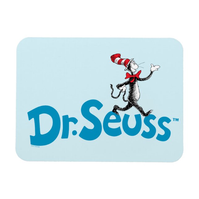 Magnet Flexible Chat dans le logo Vintage Casquette (Horizontal)