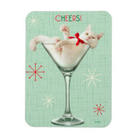 Chat en verre Martini