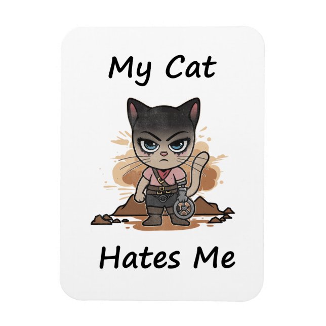 Magnet Flexible Chat Whimsical (Vertical)