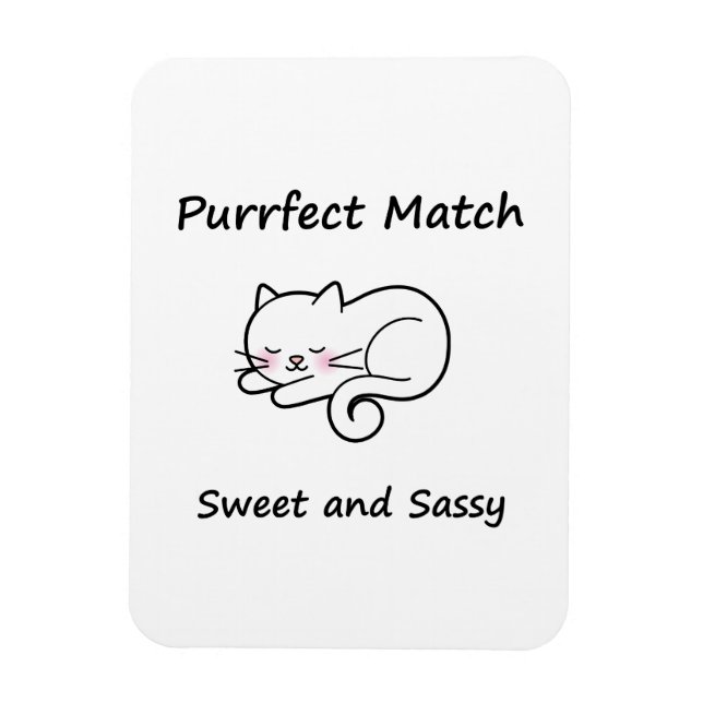 Magnet Flexible Chat Whimsical (Vertical)