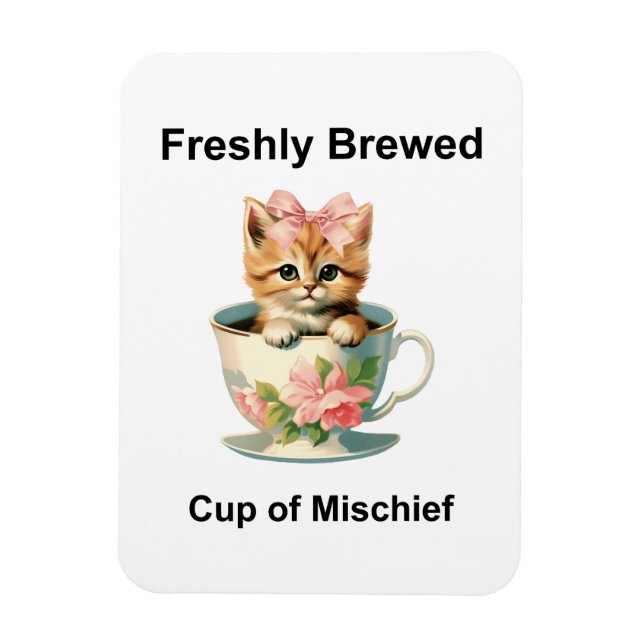 Magnet Flexible Chat Whimsical (Vertical)