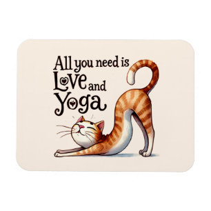 Magnet Flexible Chat Yoga Pose - Tout ce dont vous avez besoin est