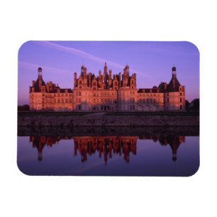 Magnet Flexible Château Chambord au coucher du soleil, Vallée de l