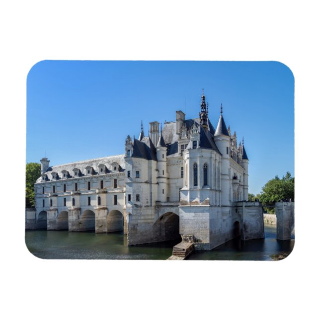 Magnet Flexible Château de Chenonceau dans la vallée de la Loire - (Horizontal)