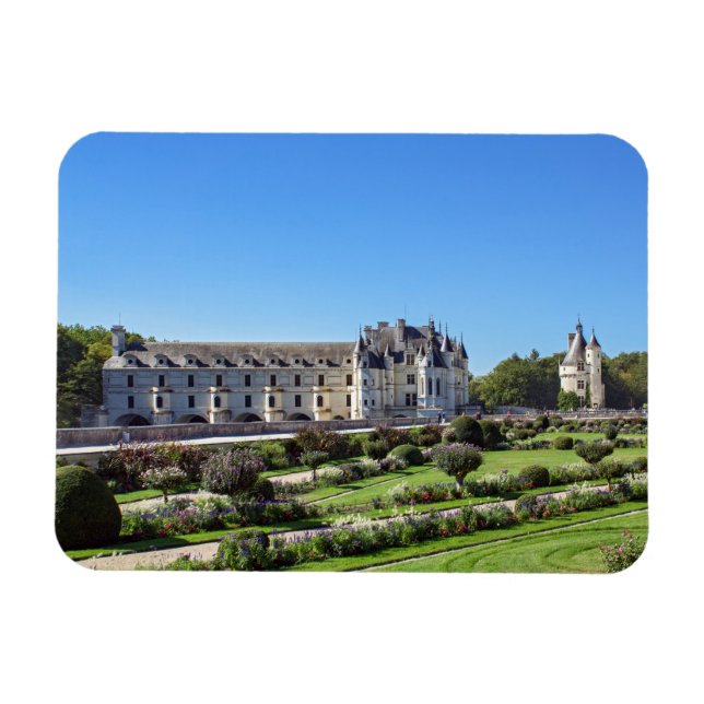 Magnet Flexible Château de Chenonceau dans la vallée de la Loire - (Horizontal)