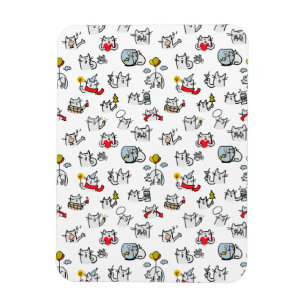Magnet Flexible Chats amusants, lait et magie.