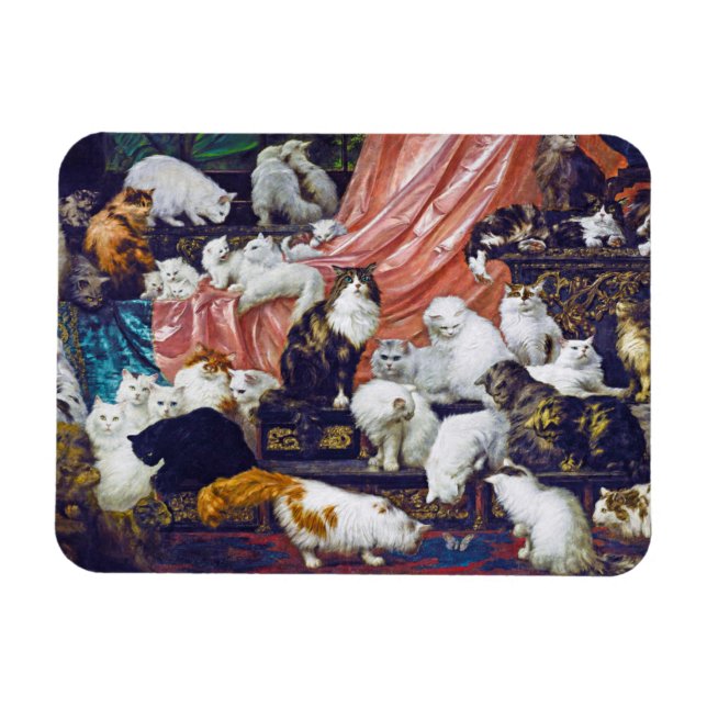 Magnet Flexible Chats (Les amoureux de ma femme), Carl Kahler (Horizontal)