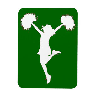 Magnet Flexible Cheerleading personnalisable de pom-pom girl