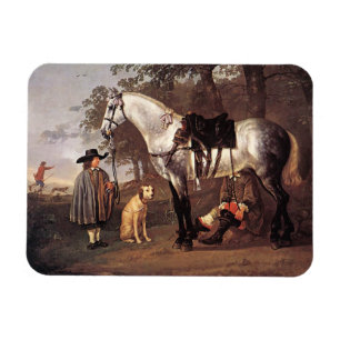 Magnet Flexible Cheval dans un paysage Aelbert Cuyp