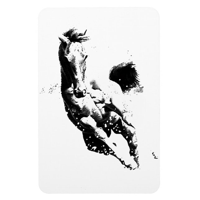Magnet Flexible Cheval de course (Vertical)