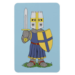 Magnet Flexible Chevalier médiéval mignon