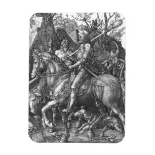 Magnet Flexible Chevalier, mort et le diable, 1513 (gravure)