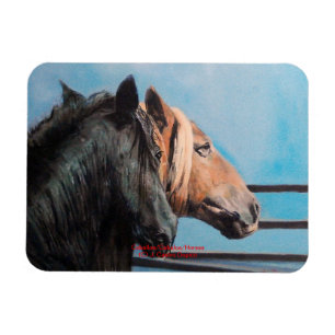 Magnet Flexible Chevaux/Cabalos/Horses