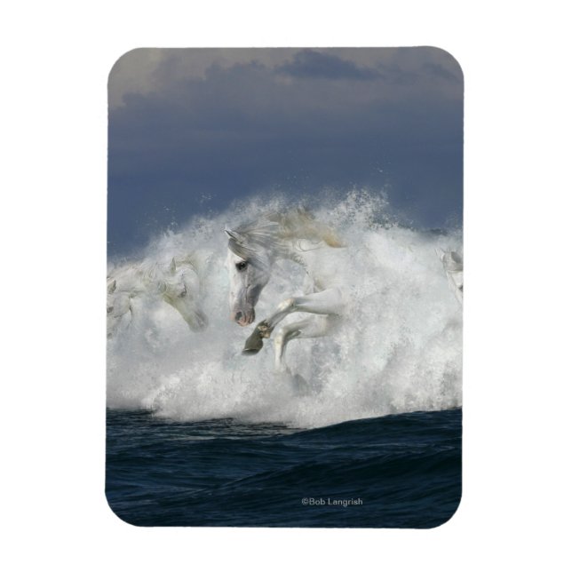 Magnet Flexible Chevaux d'Imaginaire : Mer (Vertical)