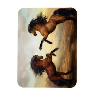 Magnet Flexible Chevaux sauvages