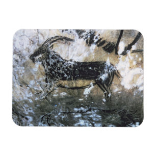 Magnet Flexible Chèvre ou chamois, peinture de roche dans la sall