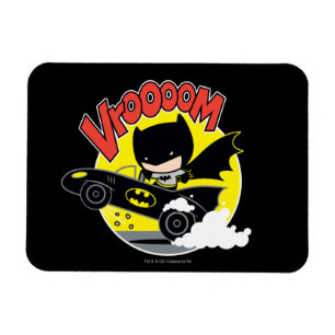 Magnet Flexible Chibi Batman Dans Le Batmobile