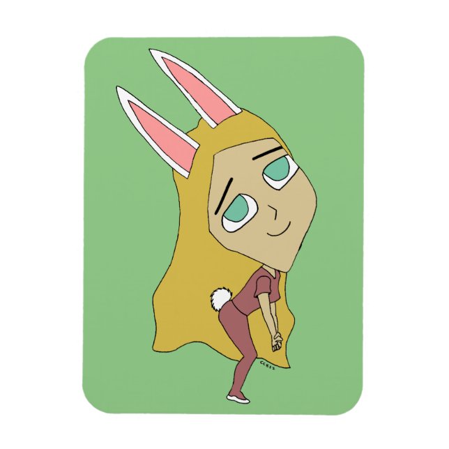 Magnet Flexible chibi bunnygirl (Vertical)