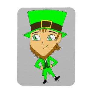 Magnet Flexible chibi leprechaun
