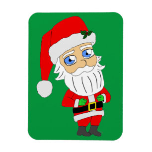 Magnet Flexible chibi santa claus