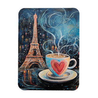 Magnet Flexible Chic Tour Eiffel Café Coeur Café Chalk Paris