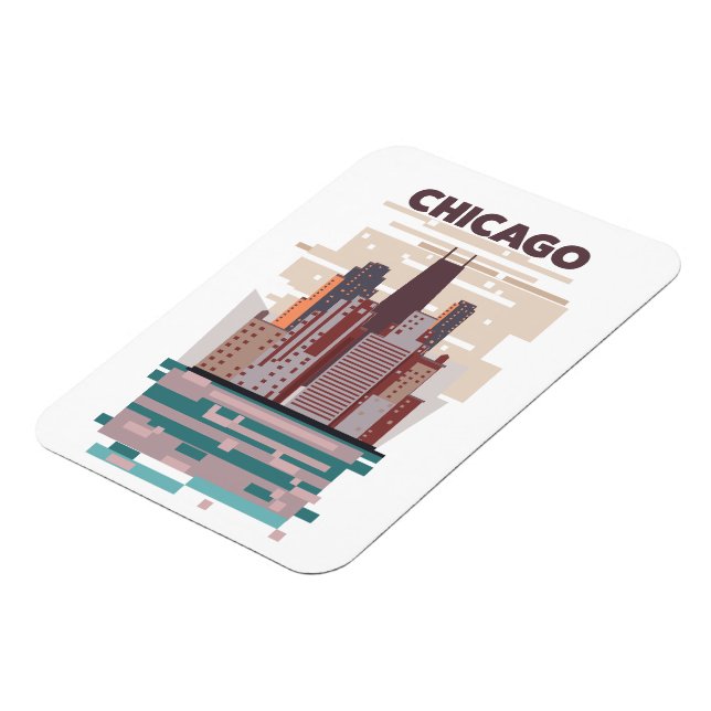 Magnet Flexible Chicago (Côté Gauche)