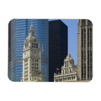 Chicago, Wrigley Building avec Trump Hotel &