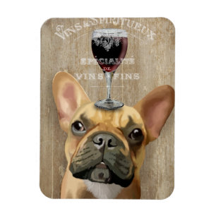 Magnet Flexible Chien Au Vin, Chien de taule français