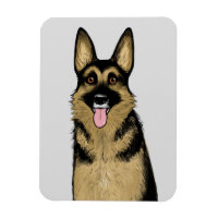 Chien berger allemand | GSD Cute | L'art du poète 